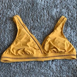Yellow bikini top